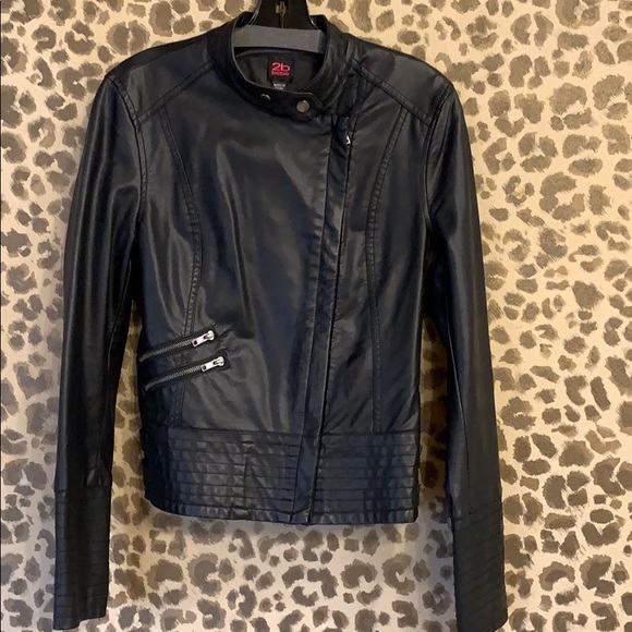 bebe Jackets & Blazers - Bebe 2b Moto jacket, faux leather black medium